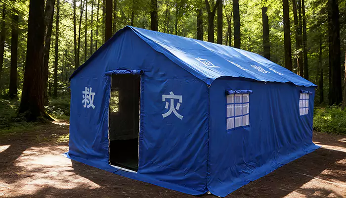 Acil yardım çadırları hayatları korumak için savunma hattını güçlendiriyor